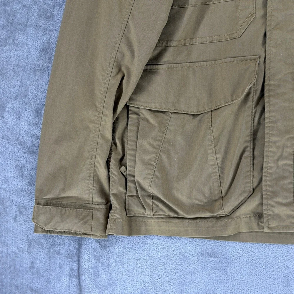 5.11 Tactical Jacket Mens Large Field Utility Coyote Brown Multi-Pocket EUC